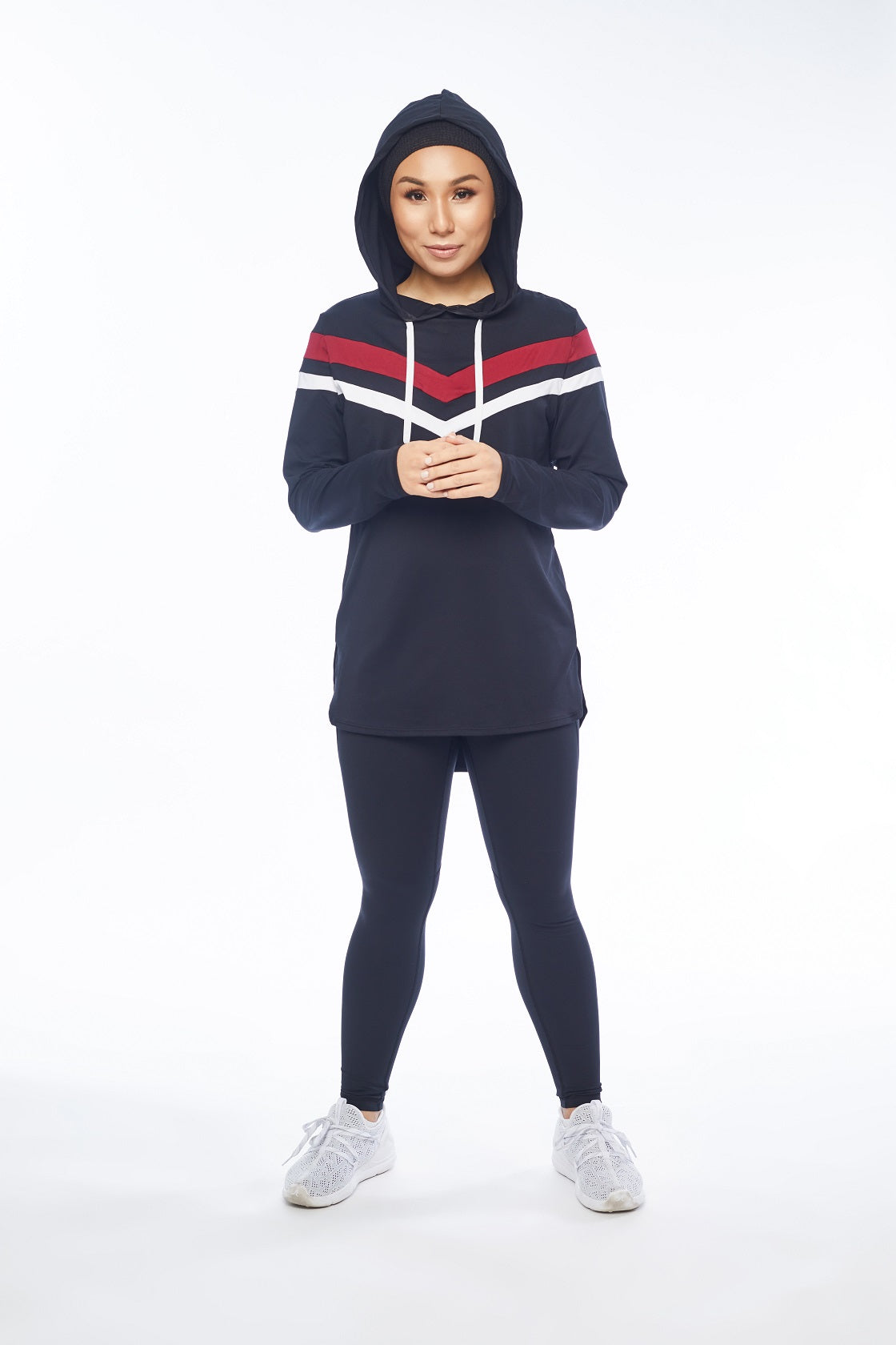 RISE UP Long Sleeve Top (Black)