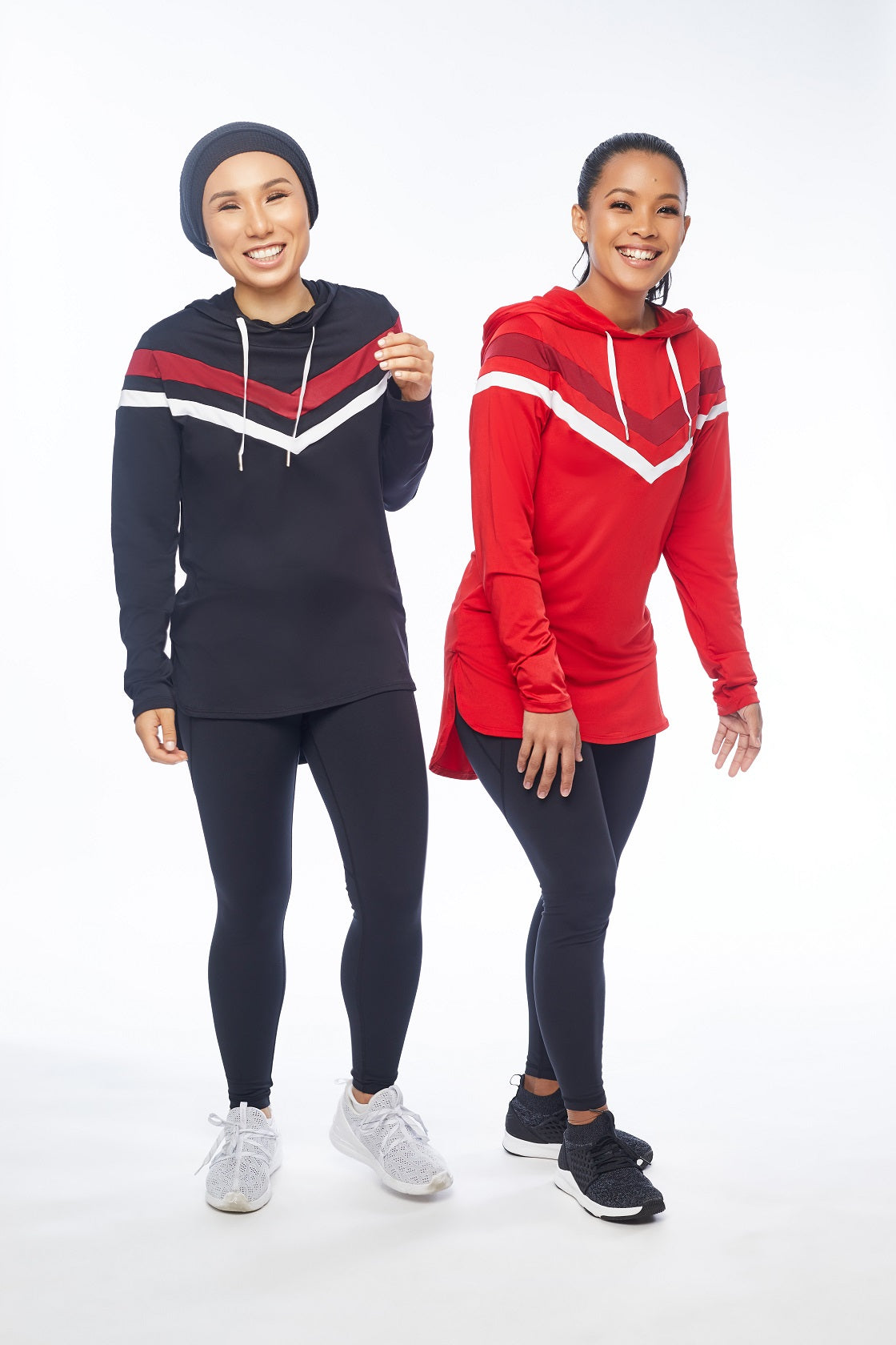 RISE UP Long Sleeve Top (Black)